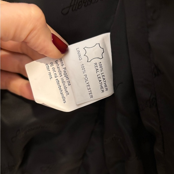 Norwegian leather bomber jacket - Picture 4 of 7